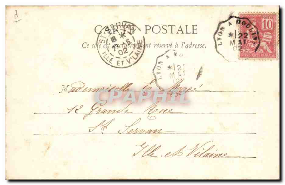 CPA Folklore Bourbonnaise Bourbonnais  — Verso