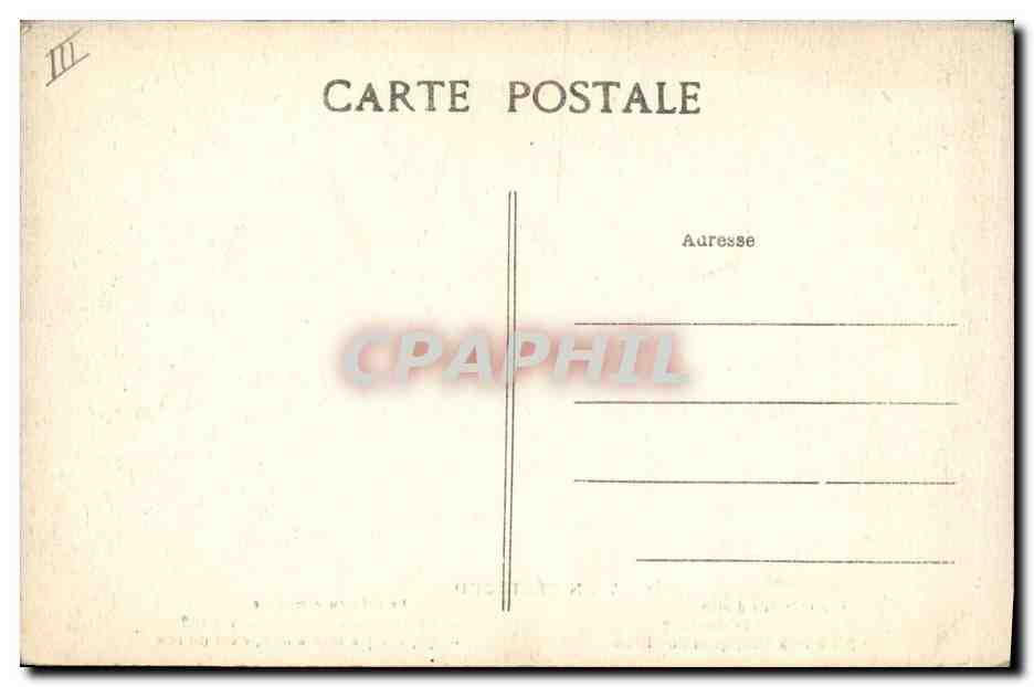 CPA Folklore En Perigord le cafe du dimanche  — Verso