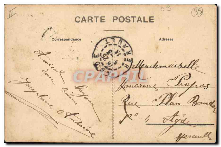 CPA Folklore Le Bourbonnais Retour des champs — Achterkant