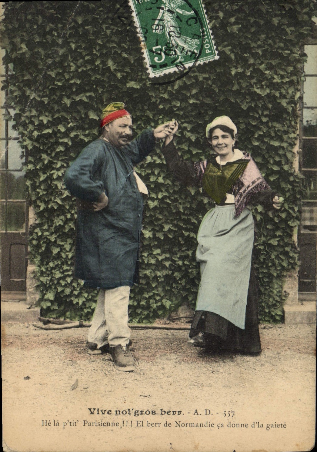 CPA Folklore Normandie 