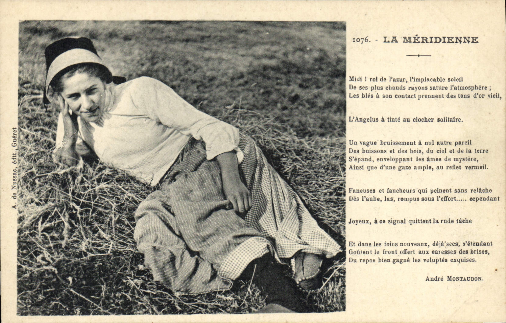 CPA Folklore La Meridienne 