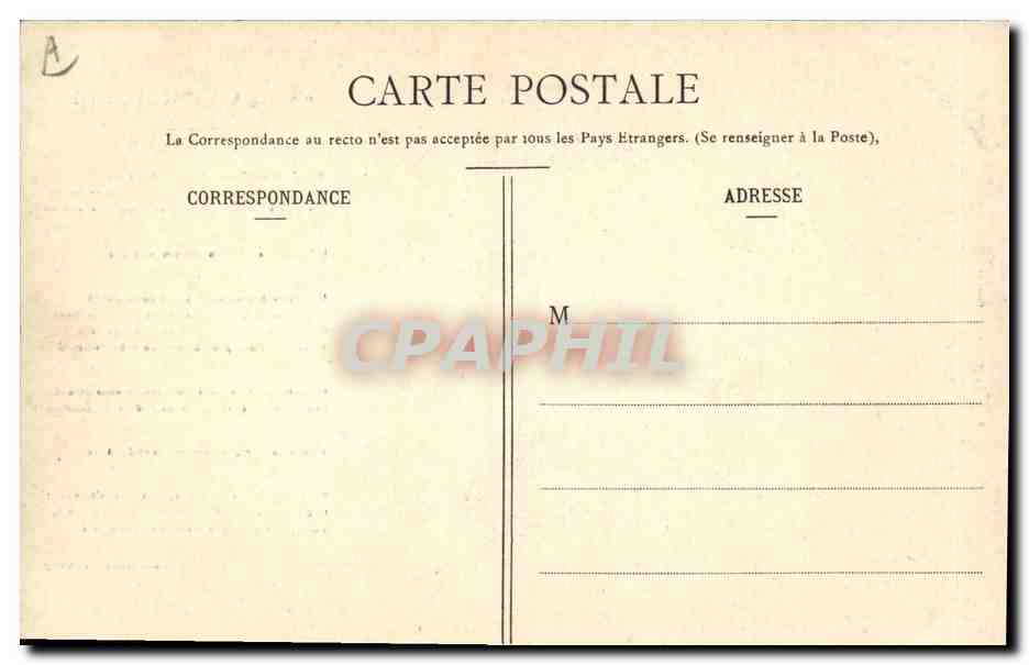 CPA Folklore La Meridienne  — Verso