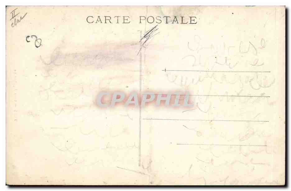CPA Folklore Une Agathoise  — Rückseite