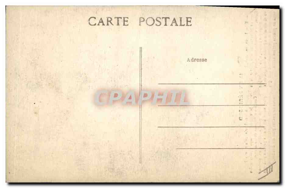 CPA Folklore En Perigord  — Verso