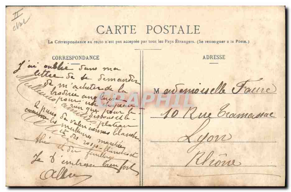 CPA Folklore Au pays Thouarsais  — Verso