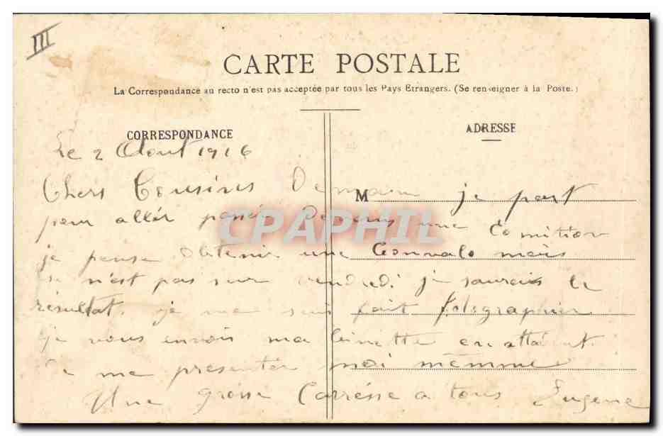 CPA Folklore Au pays Thouarsais Femme Enfants  — Verso