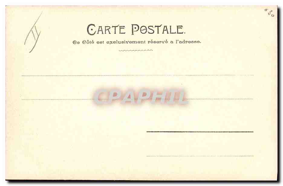 CPA Fantaisie Femme  — Verso