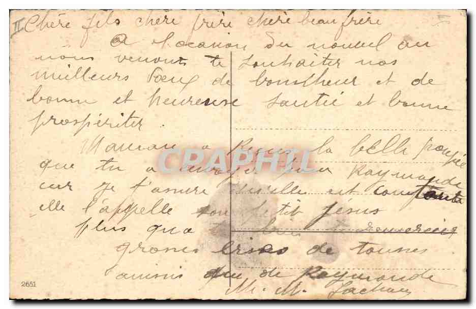 CPA Fantaisie Enfant Cochon Porc  — Rückseite