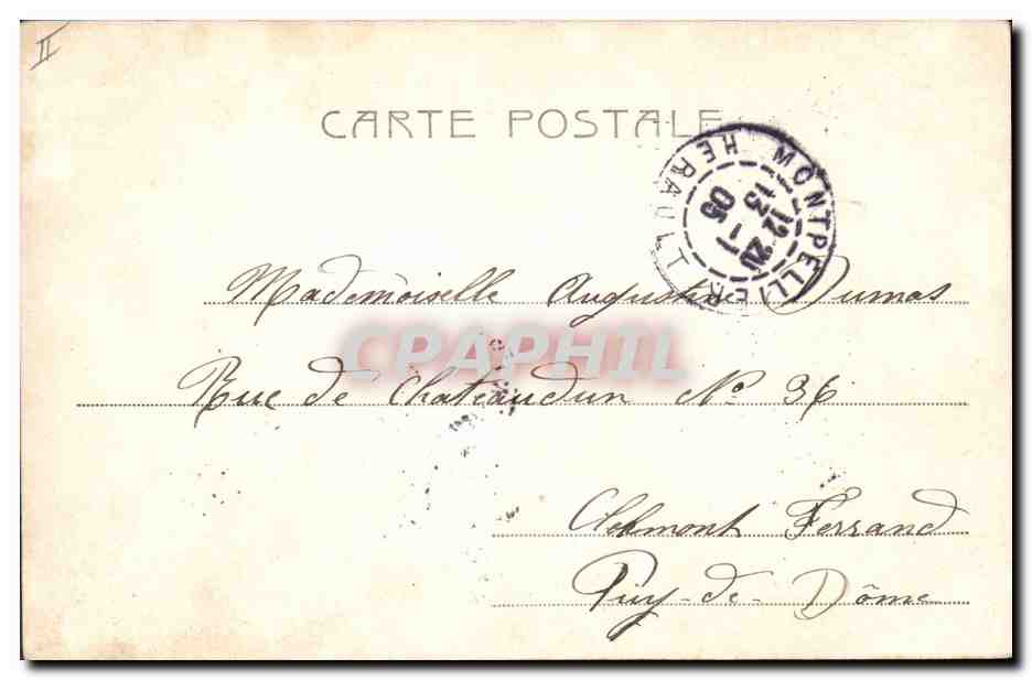 CPA Enfants Pierrot Cerceau Diabolo — Rückseite