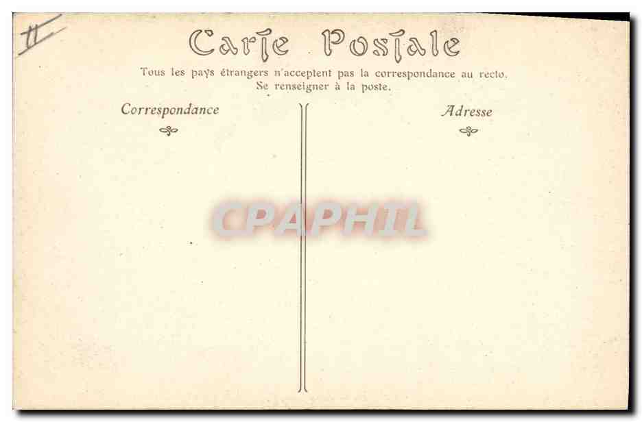 CPA Casino de Monte Carlo Salle Schmitt Table de roulette  — Rückseite