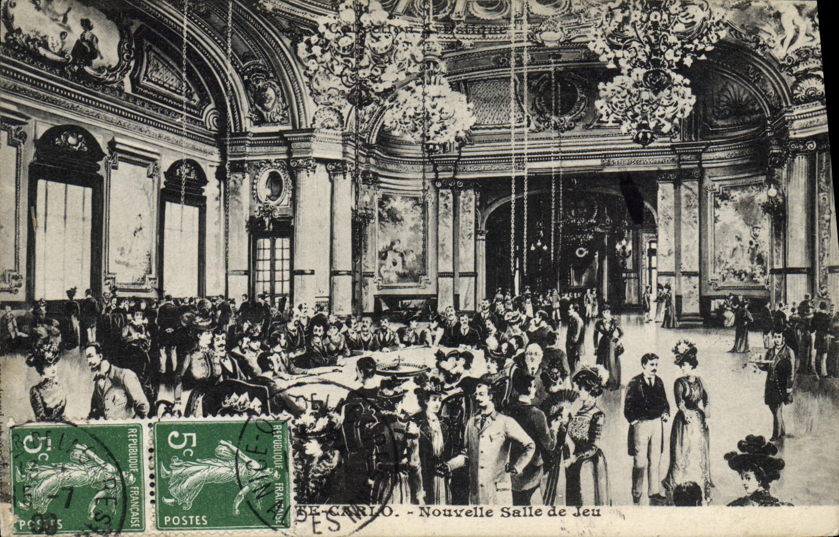 CPA Casino de Monte Carlo Nouvelle salle de jeu 