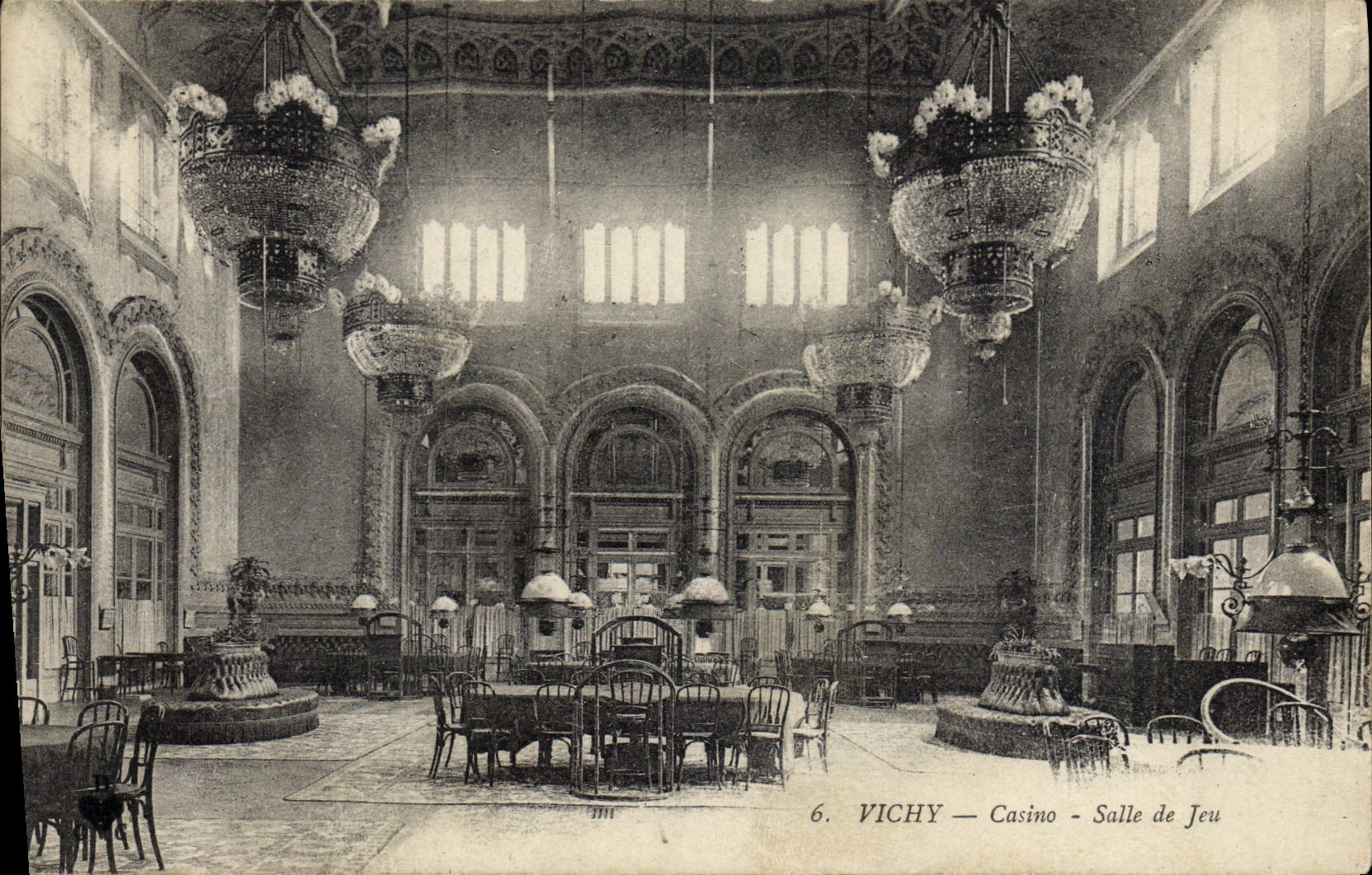 CPA Vichy Le casino La salle de jeux 