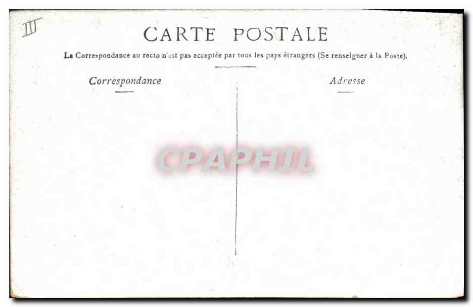 CPA Casino Vichy Salle de jeux  — Verso