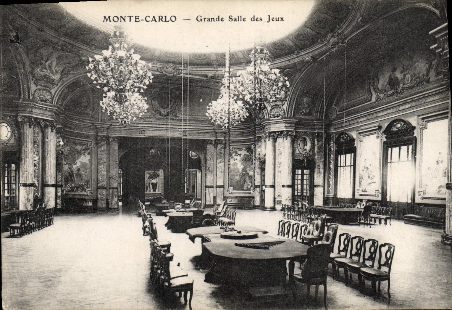 Monte-Carlo — Grande Salle des Jeux — Éditeur : Le Petit Parisien