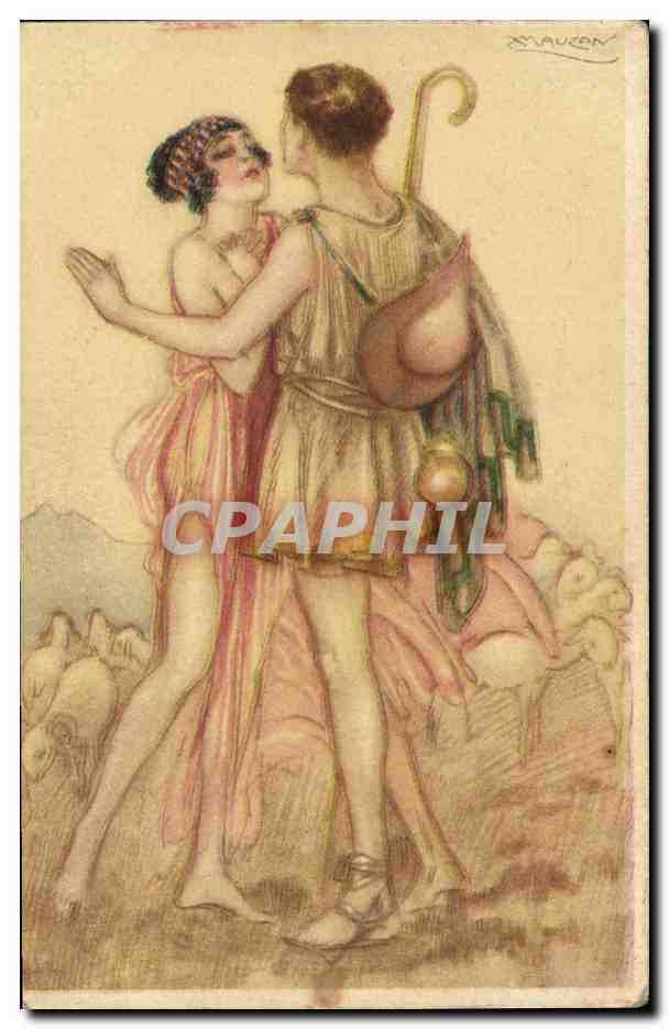 Amour et pasteur — scène pastorale — X. MAUCON