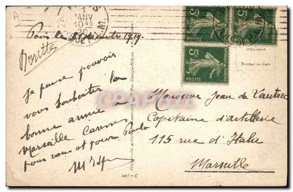 CPA Fantaisie Illustrateur Femme Mauzan — Rückseite
