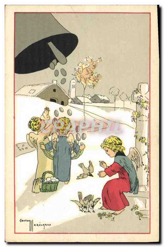 CPA Fantaisie Illustrateur Marechaux Anges 