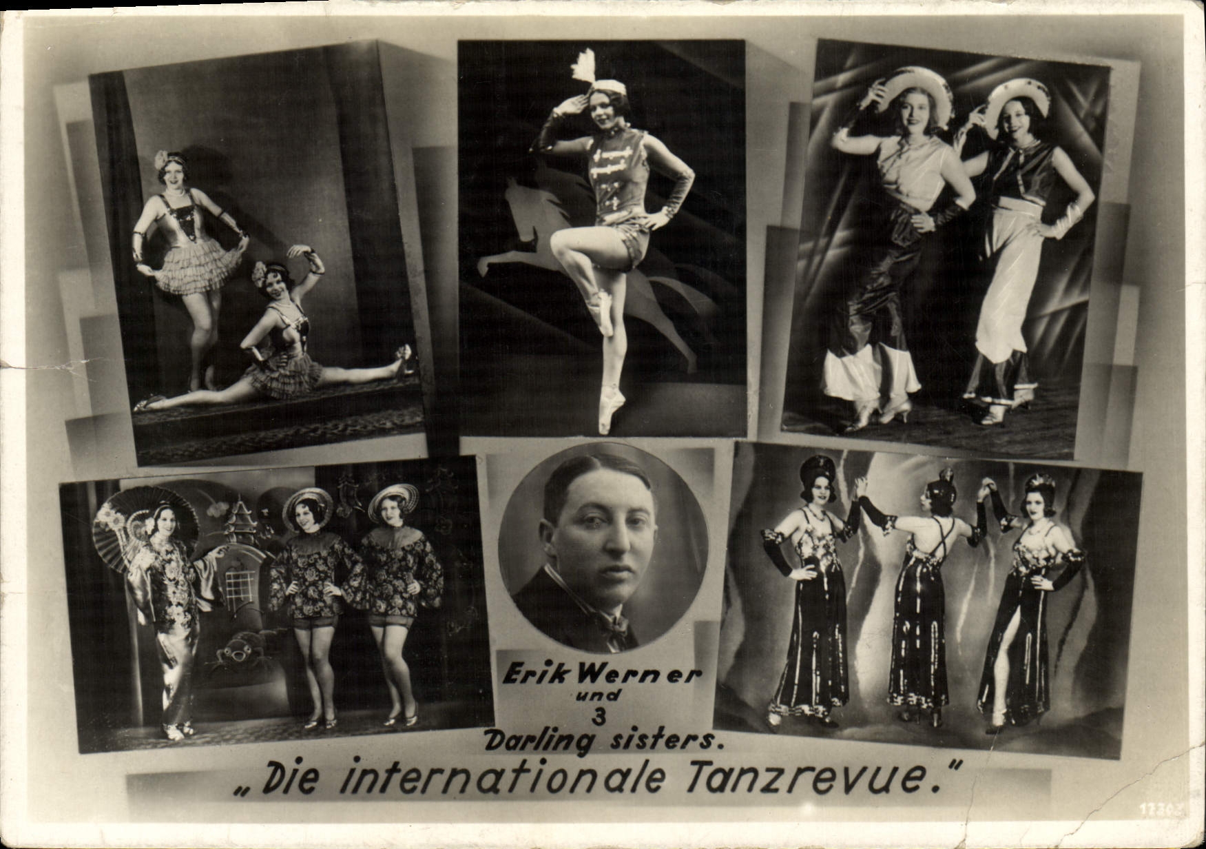 CPA Erik Werner und 3 Darling sisters Die internationale Tanzrevue