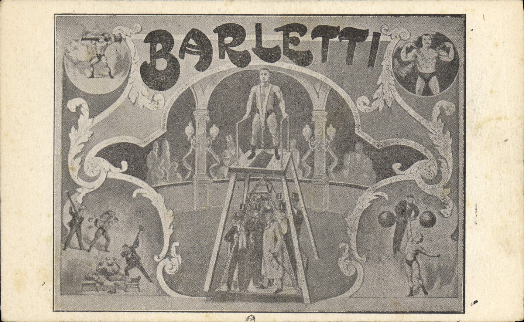 Barletti — Cirque — Imp. Mauga - Anverso