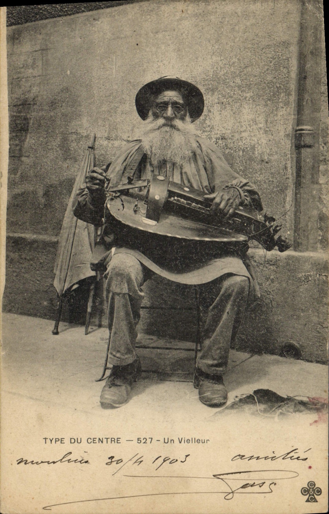 Un Vieilleur — Moulin-s'Allier, 1903 — Type du Centre n°527