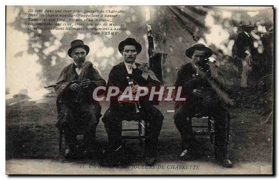 Un groupe de joueurs de Chabrette — Jean NBSMY — série H