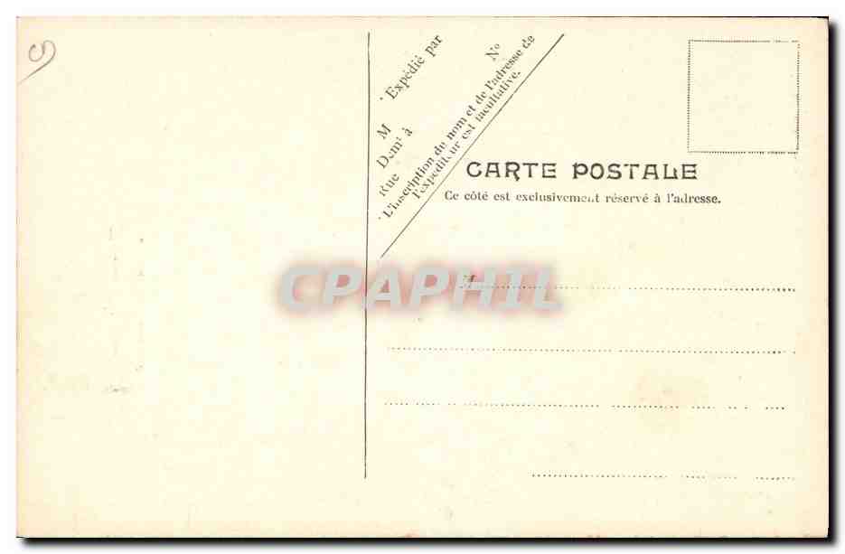 Joueur de Cabrette — Types d'Auvergne — V. P. Paris No. 1 — Verso