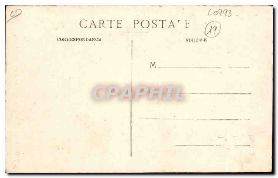 Un Joueur de Chabrette — Type du Centre n°21 — Phototypie Bessot et Gulanis, Brive — Achterkant