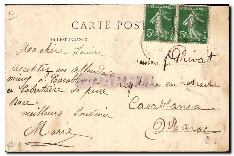 Le Joueux de Musette — Cabrettaire — L.E. Auvergne, n°13 — Reverso