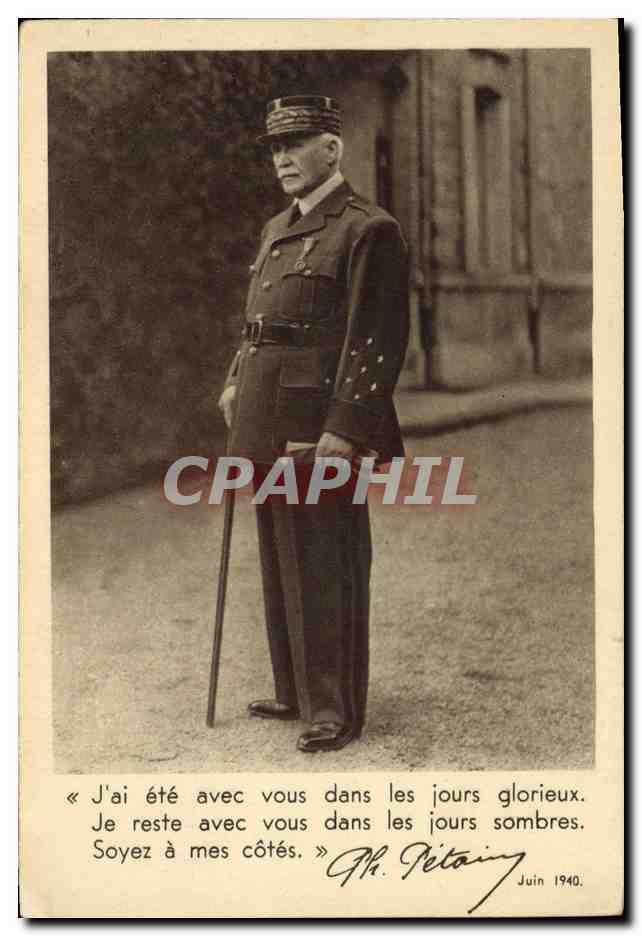 Philippe Pétain — Citoyen français — 1940