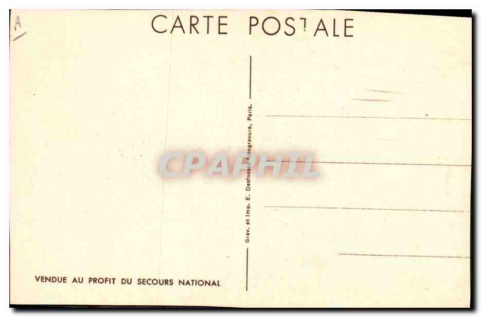 CPA Militaria Philippe Petain  — Rückseite