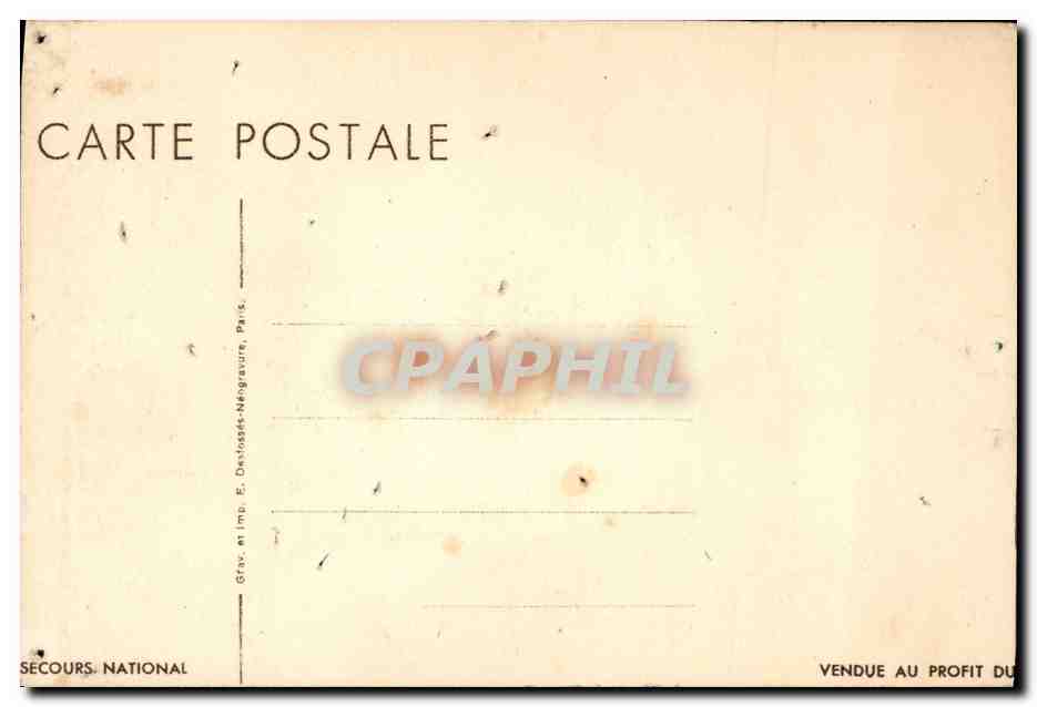 CPA Militaria Philippe Petain  — Rückseite