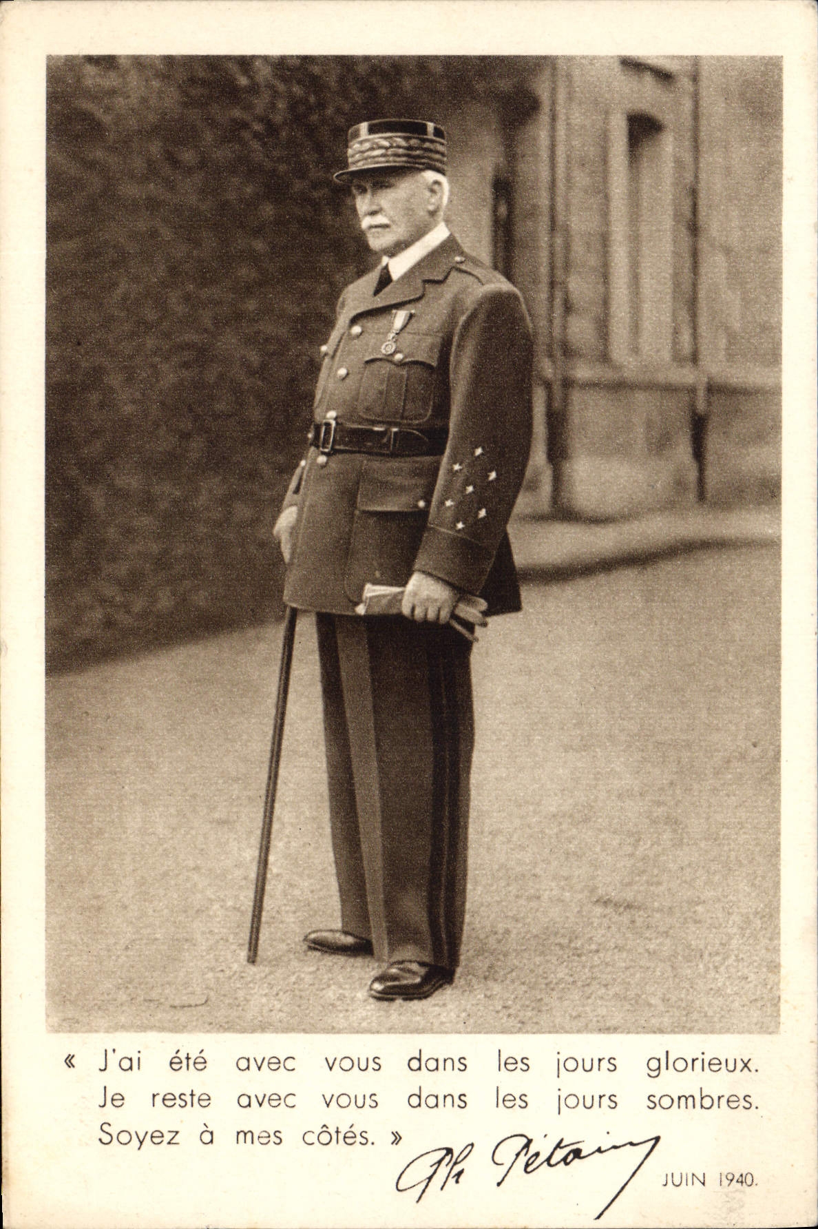 Philippe Pétain — portrait militaire — G. Frix & Imp. E. Davilas-Breguware, Paris
