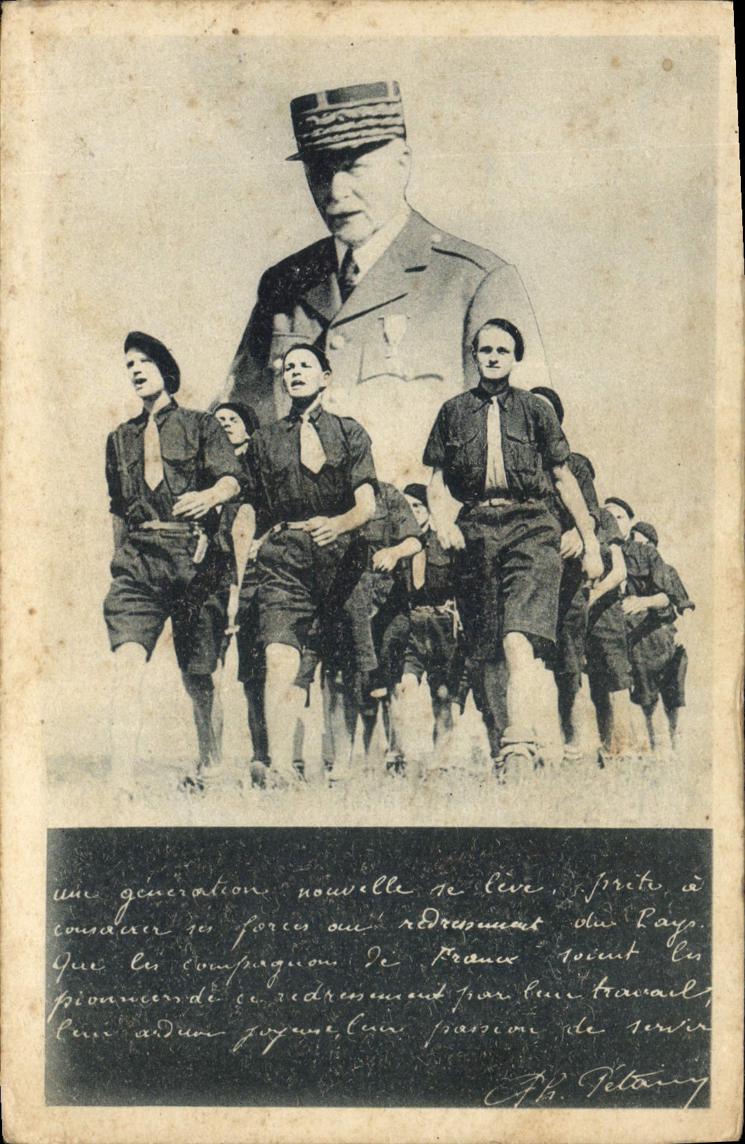 CPA Militaria Petain 