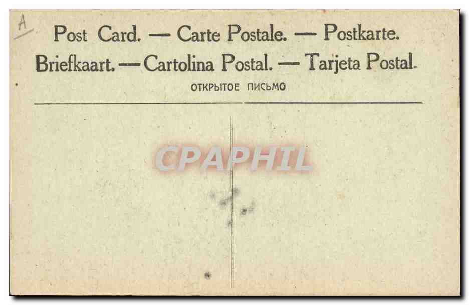 Le Général Français Pétain — en uniforme militaire — CPAPHIL — Achterkant