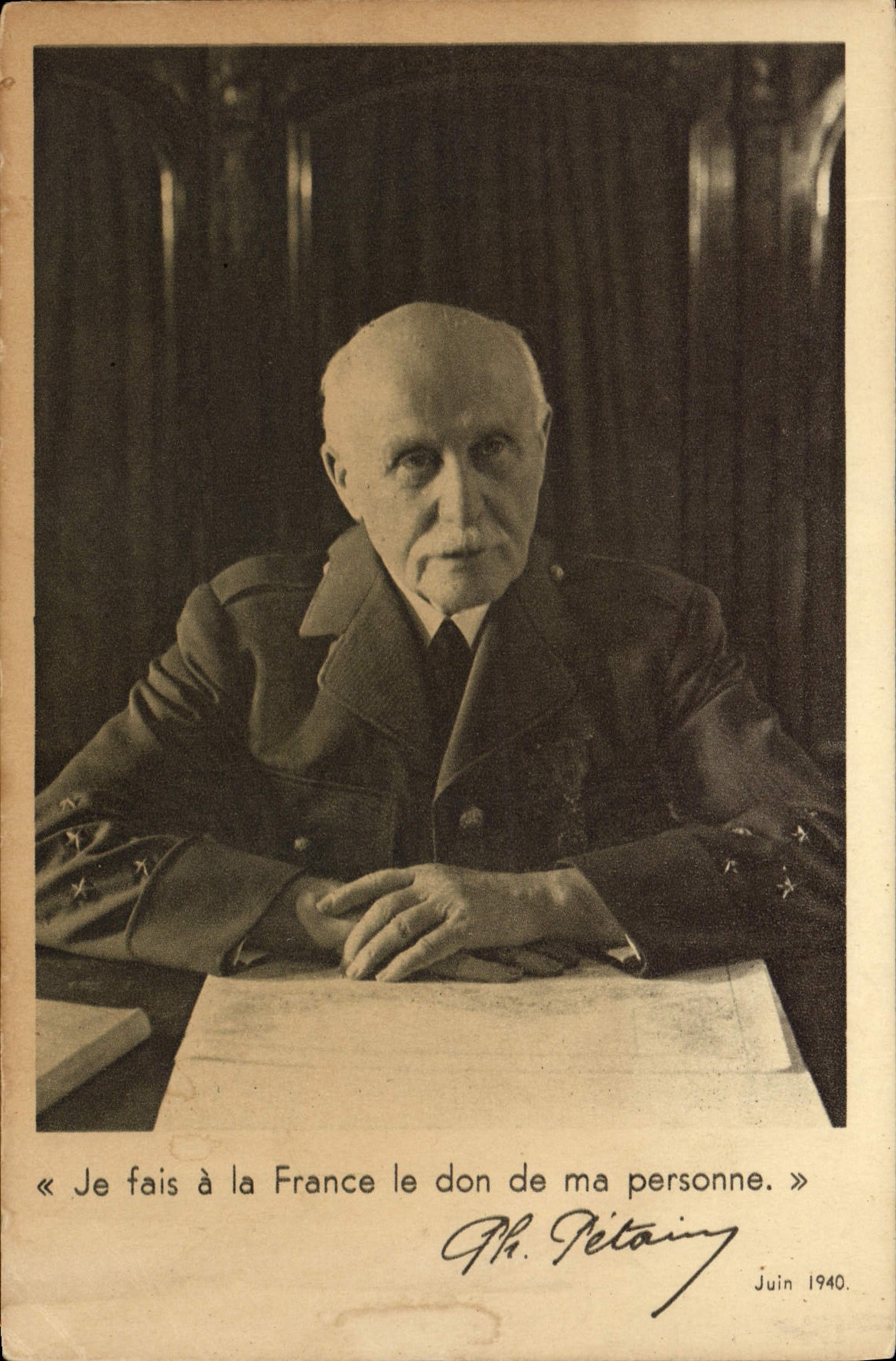 CPA Militaria Petain 