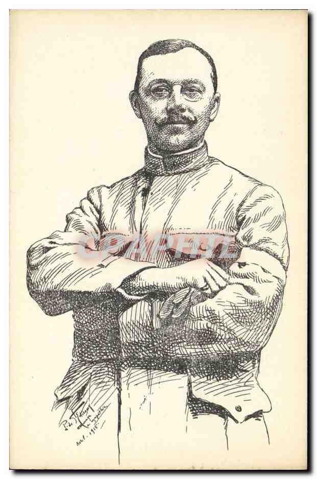 CPA Militaria Officier 