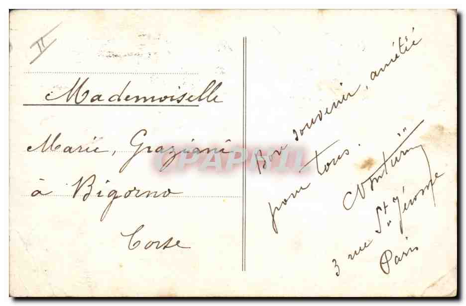 CPA Militaria Je suis pret  — Rückseite