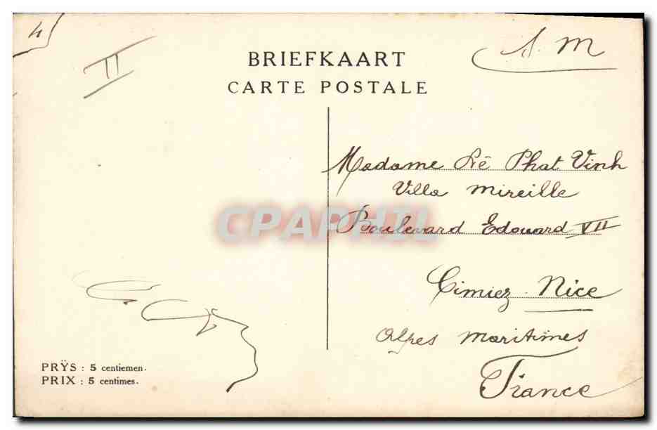 CPA Militaria  — Rückseite