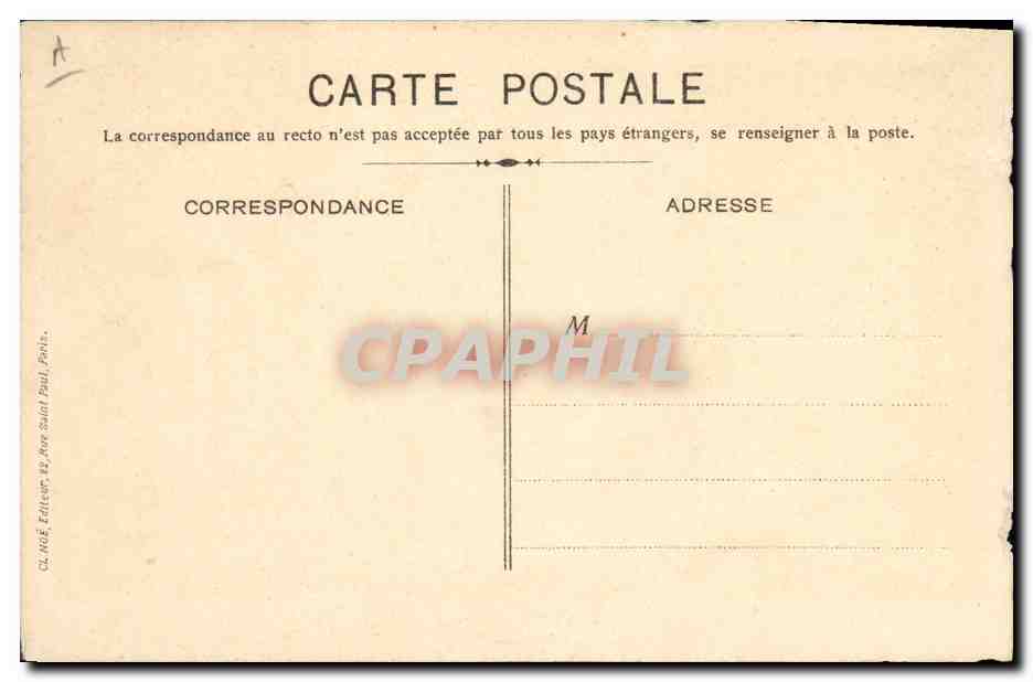 CPA Militaria Un raid d'indiens  — Rückseite