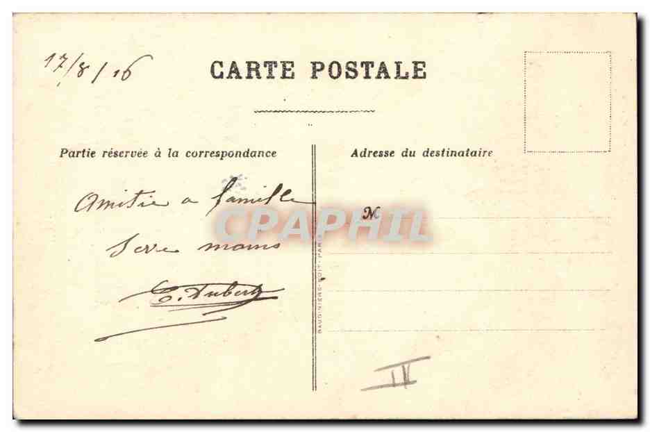 CPA Militaria le boche Quel bain mon kayser Yser  — Rückseite