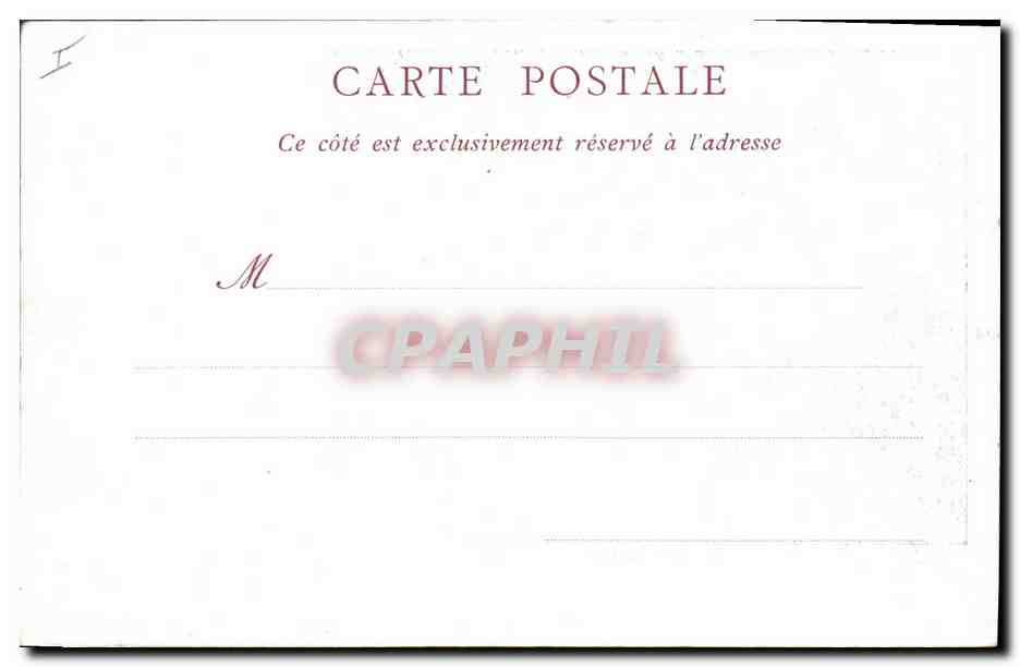 CPA Greuze L'accordee de village  — Back