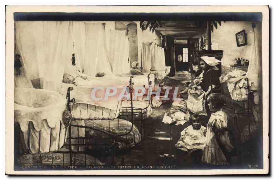 CPA Delance Salon L'interieur d'une creche 