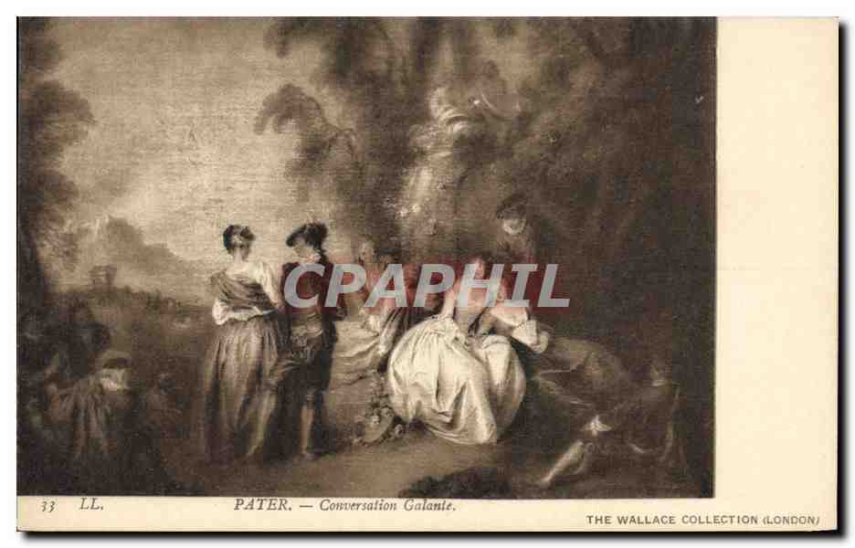 CPA Pater Conversation Galante The Wallace Collection 