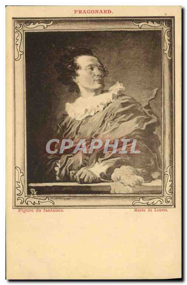CPA Fragonard Paris Musee du Louvre Figure de fantaisie 