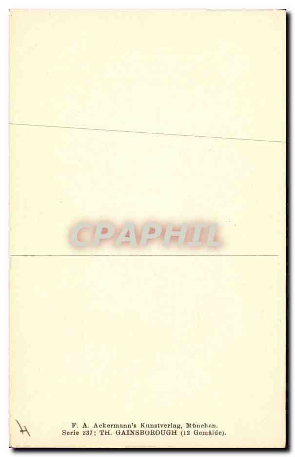 CPA Gainsborough Princess Augusta Sophia Windsor  — Verso