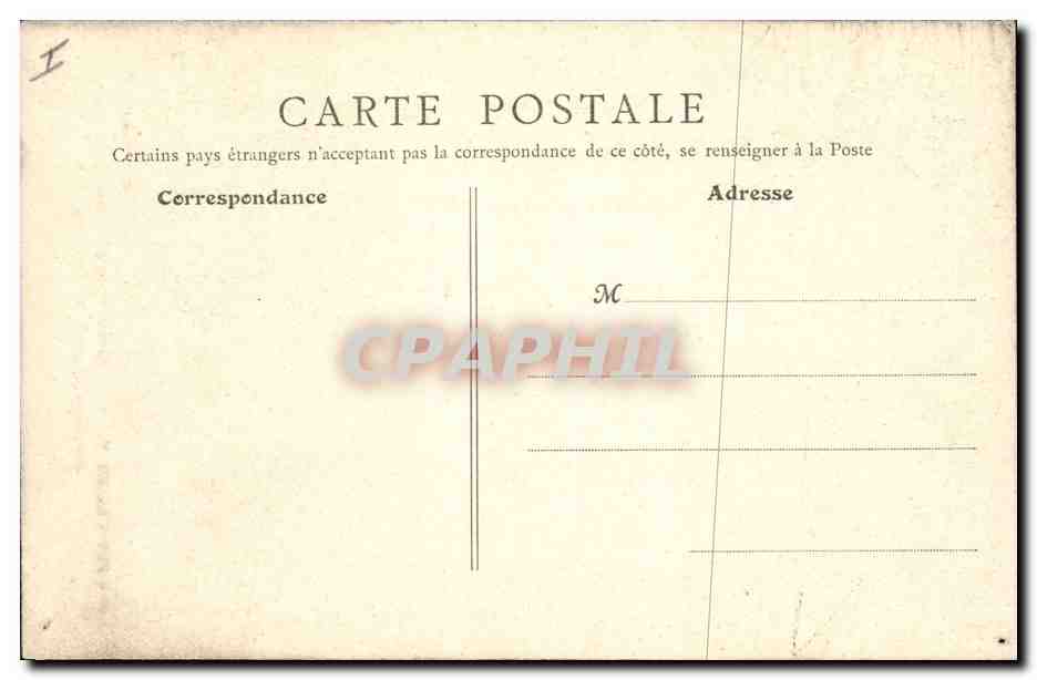 CPA Puvis de Chavannes Sainte Genevieve ravitaille Paris Peintures murales du Pantheon  — Verso