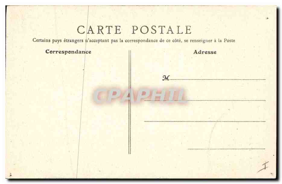 CPA Puvis de Chavannes Sainte Genevieve ravitaille Paris Peintures murales du Pantheon  — Back
