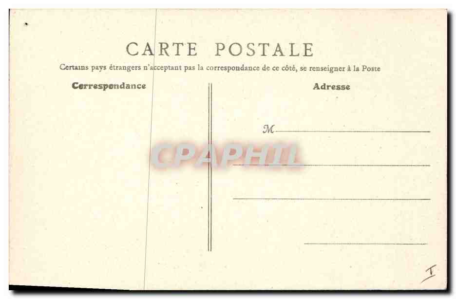 CPA Puvis de Chavannes Vie pastorale de Sainte Genevieve Peintures murales du Pantheon  — Verso