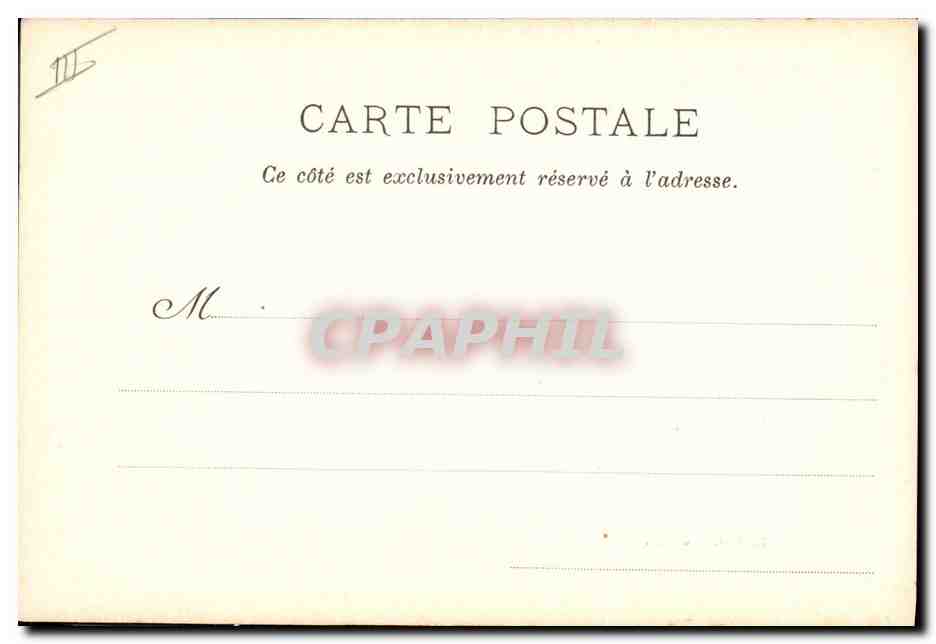 CPA Folklore La cruche cassee  — Verso