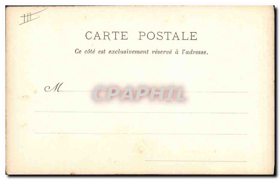 CPA Folklore La cruche cassee  — Verso